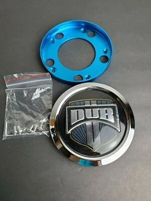 DUB center cap for spinners and floaters 1002-01,1001-98 (1) new cap with screws - Image 1 of 3