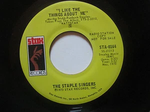 The Staple Singers I Like TheThings About Me b/w Be What You Are Stax Promo 45 - Picture 1 of 1