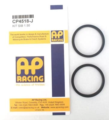 NUEVO KIT DE REPARACIÓN DE PINZA AP RACING CP4518-J 41,3 mm 1,5 pulgadas anillo de sellos de disco Lockheed Foto 1 de 4