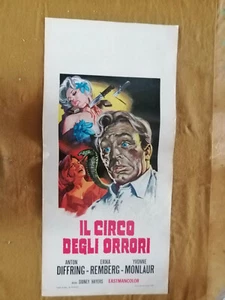 LOCANDINA IL CIRCO DEGLI ORRORI ANTON DIFFRING ERIKA REMBERG HOOROR CIRCUS S - Imagen 1 de 2