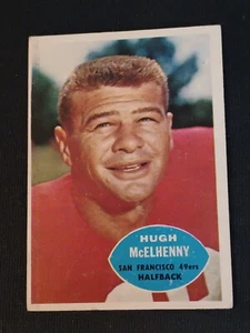 1960 Topps Hugh McElhenny #116 Hof San Francisco 49ers - Imagen 1 de 4