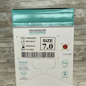 1 Box Criterion CR Polychloroprene Surgical Gloves Sterile Size: 7 *See Dates* - Picture 1 of 6
