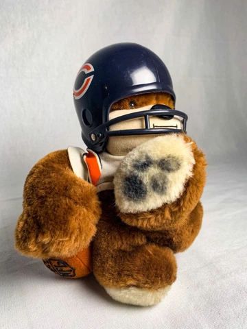 Vintage 1983 NFL Huddles Team Mascot Chicago Bears Plush | NON SMOKER Household Cover