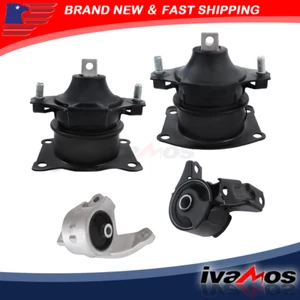 4PCS For 07-09 Acura MDX V6 3.7L Engine Mounts & Transmission Mount Set New 9247 - Imagen 1 de 12