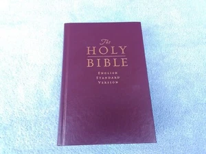 The Holy Bible English Standard Version  Crossway Hardcover - Burgundy - Picture 1 of 7