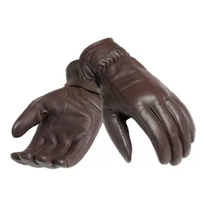 MGVS2204-601  TRIUMPH VANCE LEATHER MOTORCYCLE GLOVE IN BROWN - Picture 1 of 3