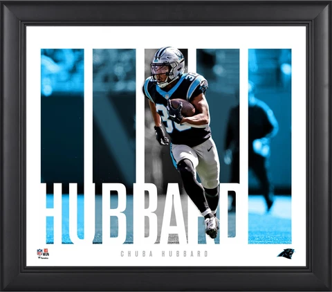 Chuba Hubbard Carolina Panthers 15" x 17" Player Panel Collage Cover