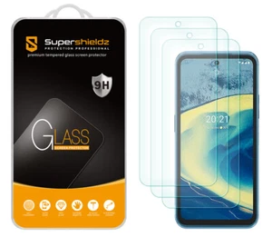 [3-Pack] Supershieldz Tempered Glass Screen Protector for Nokia XR20 - Picture 1 of 5