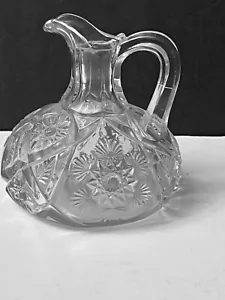Antike Cambridge Pressglas Cruet Flasche Fernland #2635 USA 4"h 1906 - Bild 1 von 12