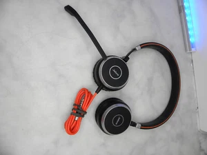 JABRA HSC017 Headphones OPTIMIZED WIRED HEADSET OFFICE CALL PHONE FREE P&P #268 - Afbeelding 1 van 3