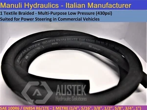 Italian Made - Industrial Power Steering, Heater Hose, Diesel, Oil & Petrol Hose - Picture 1 of 8