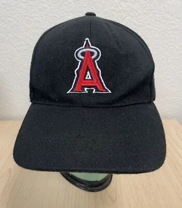 ANAHEIM ANGELS BLACK BASEBALL CAP HAT NEW WITHOUT TAGS - Picture 1 of 4