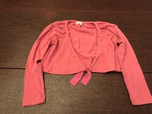 Monnalisa Girls Sweater Bolero Size 9 Color Rose pink - Picture 1 of 10