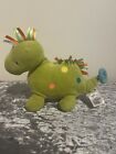 Mothercare My First Dinosaur Plush Green 26cm Rattle Comforter Soother Doudou