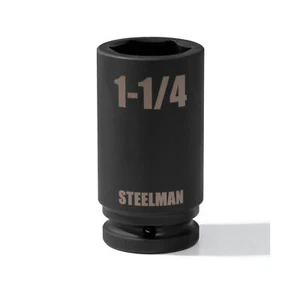 Steelman 3/4 in. Drive 1-1/4 in. 6 Point Deep Impact Socket 79268 - Picture 1 of 4