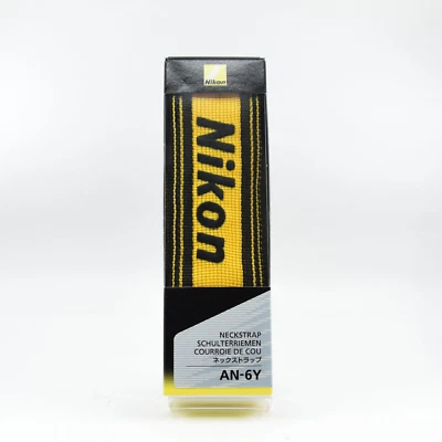 [Nuevo] Correa de cuello ancho Nikon AN-6Y amarilla genuina para SLR DSLR #501031 Foto 1 de 4
