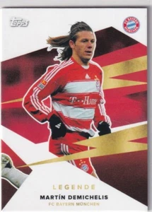 Topps Baviera Munich Conjunto de Equipo 2022 Fútbol Tarjeta Martin Demichelis - Picture 1 of 2