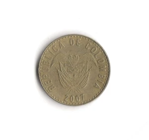 2007 Colombia - 100 Pesos - 488 - Aluminum Bronze - 5.2g - Picture 1 of 2