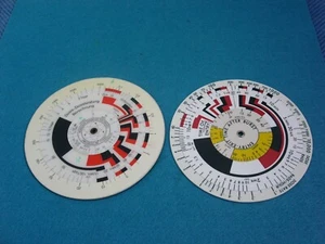 2 Rechenscheiben Radioaktive Strahlung (1 x IWA 15480 Bund und 1 x aus den USA) - Photo 1/5