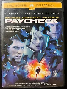 * Paycheck - Special Collector's Edition - Ben Affleck - Very Good DVD - Imagen 1 de 2