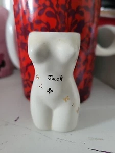 shot glass ceramic lady torso nude naked bachelor party gag Vase Statue  - Picture 1 of 4