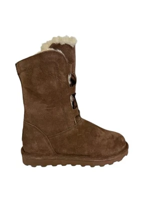 BEARPAW Taylor замши высокий ленты загрузки какао размер 7 новый - Изображение 1 из 4