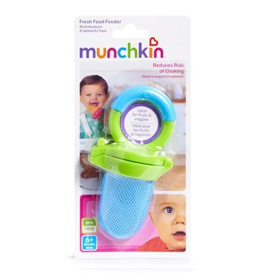Alimentador de alimentos frescos Munchkin reduce el riesgo de asfixia ideal para frutas y verduras 1 quilate Foto 1 de 4