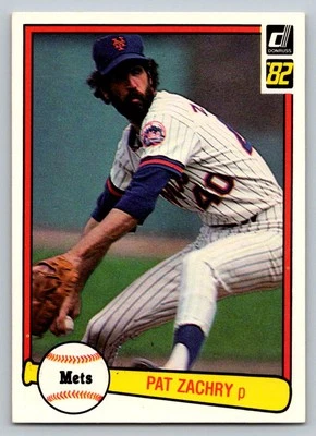 1982 Donruss #254 Pat Zachry New York Mets - Image 1 of 2