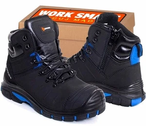 ZAPATOS DE TRABAJO BOTAS DE SEGURIDAD COBALTO S1 SRC HRO EN ISO 20345:2011- 43 - Imagen 1 de 6