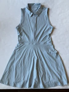 Travis Mathew Women's Moveknit Zip Dress Size Small Blue Golf Sports EUC  - Picture 1 of 8