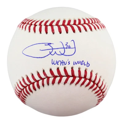 Luke Weaver New York Yankees Autografiado Firmado Inscrito Weavs Mundial de Béisbol Foto 1 de 4