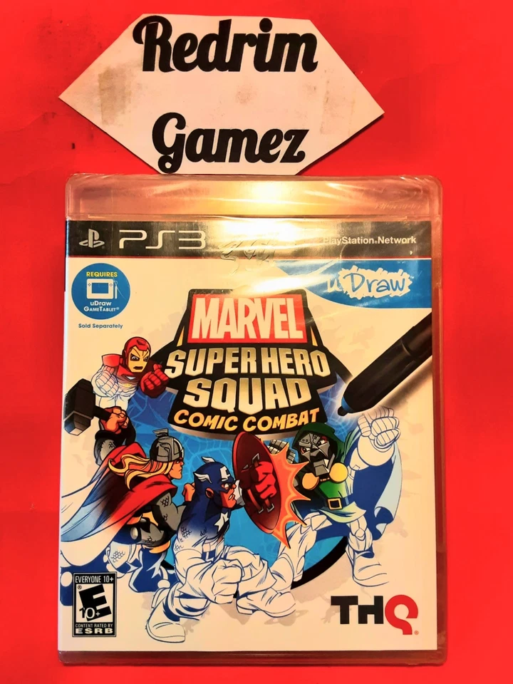 Marvel Super Hero Squad Comic Combat NOVO Sony PS3 Videogames THQ - Imagem 1 de 1