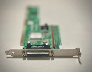 Maxconn Adaptec AVA-1502 ISA 25 pin SCSI Controller Card PC DOS Tested FREE SHIP - Picture 1 of 4