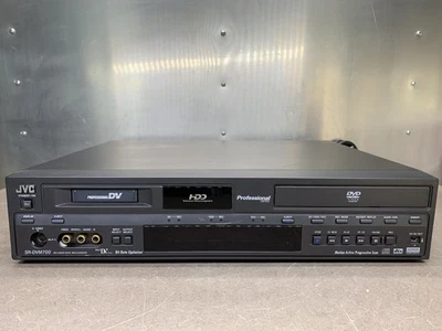 JVC SR-DCM700U Professional MiniDV HDD/DV/DVD Recorder Combo w Power Cable - Image 1 of 4