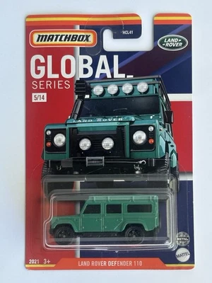 2021 Matchbox ~ Global Series ~ #5/14 Land Rover Defender 110 ~ Shipped - Image 1 of 4