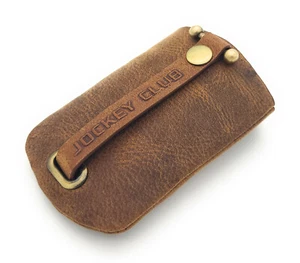 Jockey Club echt Leder Schlüsseletui Schlüsselglocke Büffel-Vollleder cognac - Bild 1 von 3