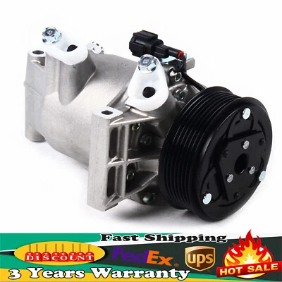 Compresor de aire acondicionado con embrague para Nissan Versa Juke 2014-2018 1,6 L Foto 1 de 4