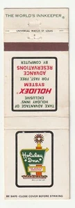 MATCHBOOK COVER - HOLIDAY INN HOTEL - HEW HOPE PENNSYLVANIA - HOLIDEX - Picture 1 of 3