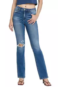 Flying Monkey - Bergenia - Stretch High Rise Bootcut Flare - F4847N - Picture 1 of 12
