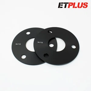 2 x 5mm Hubcentric Spacers (Slip on) 3x112 57.1 fits Smart Fortwo & Roadster - Picture 1 of 2