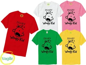 Diary Of A Wimpy Kid T-Shirt Book Day Story Character Study Lovers Tee Top - Picture 1 of 7