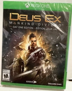 NEW Deus Ex: Mankind Divided DAY ONE EDITION Microsoft Xbox One XB1 Video Game - Picture 1 of 1