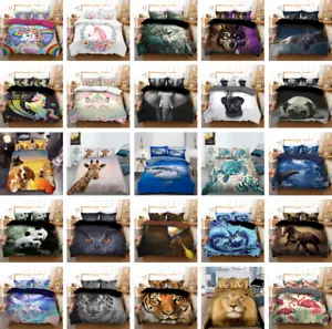 Single Double Queen King Size Quilt/Doona/Duvet Cover Pillowcase Bedding Set - Picture 1 of 100