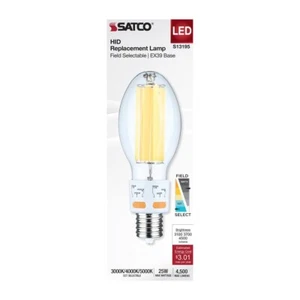 Satco S13195 - Watt & CCT Selectable LED HID Replacement - ED28 (1, 2, OR 6 PK) - Picture 1 of 10