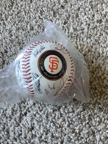 SAN FRANCISCO GIANTS - 2001 Collectors Series Facsimile Signature Baseball - NEW Cover