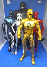 DC Universe Classics the METAL MEN - loose, Complete with boxes and Stands