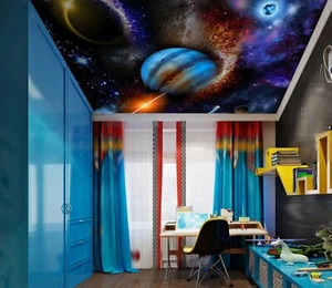 3D Blue Planet I5662 Ceiling WallPaper Murals Wall Print Decal Deco Erin 2023 - Picture 1 of 5