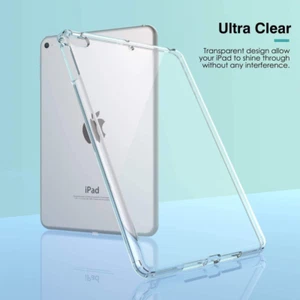 Clear Back Case Cover For iPad 10th 9th 8th 7th 6th 5th Generation Mini 6 Air 3 - Picture 1 of 43