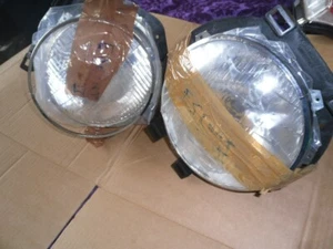 NEW GENUINE PAIR FRONT HEADLAMPS FORD ESCORT MK 2 - Picture 1 of 1