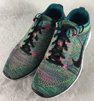 NIKE Free TR Flyknit Mujer Ligero Zapatos para Correr Multicolor Tenis Talla 6.5 Foto 1 de 4